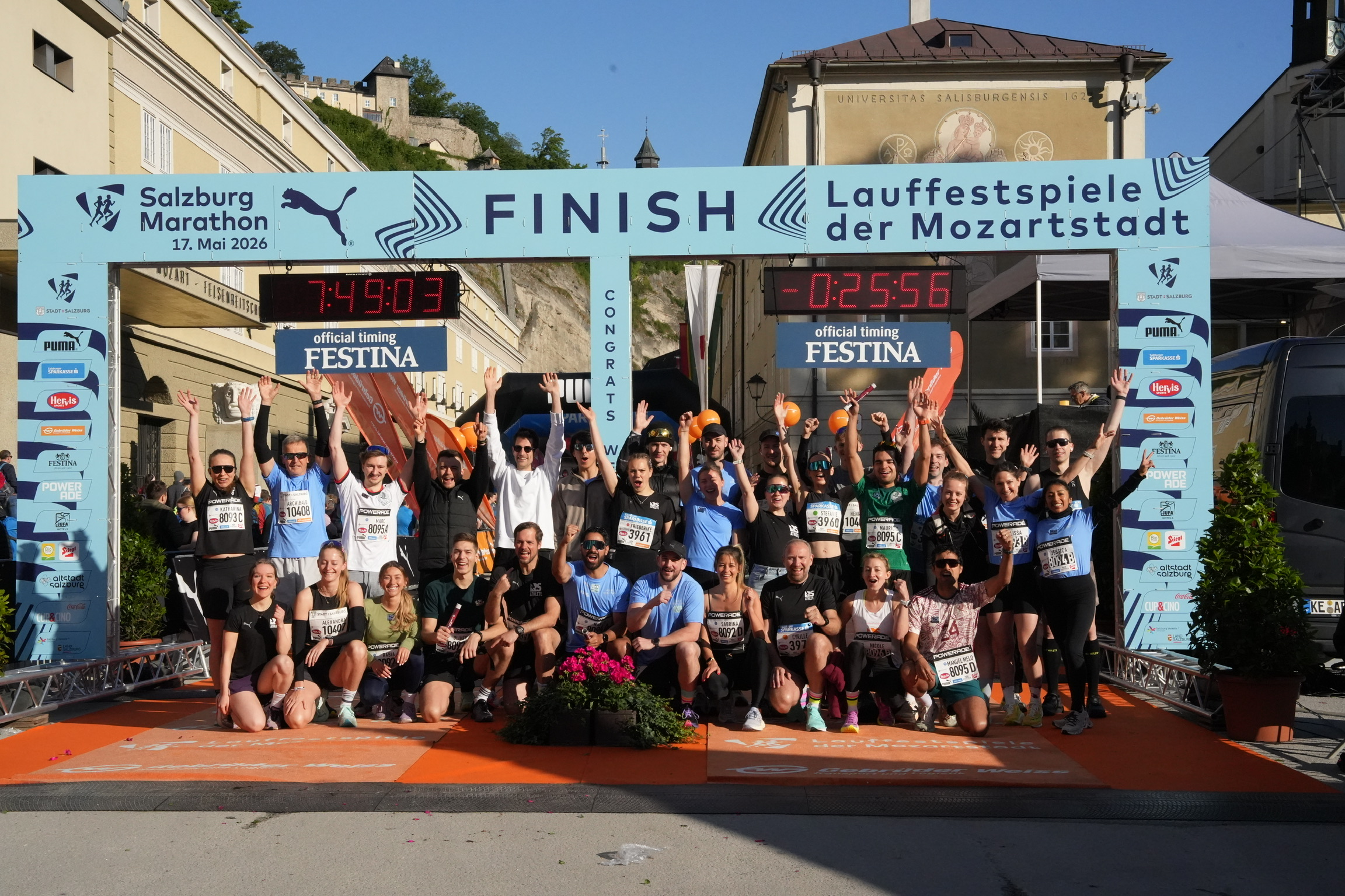 Salzburg Marathon 2025 — RS Crew beim Start