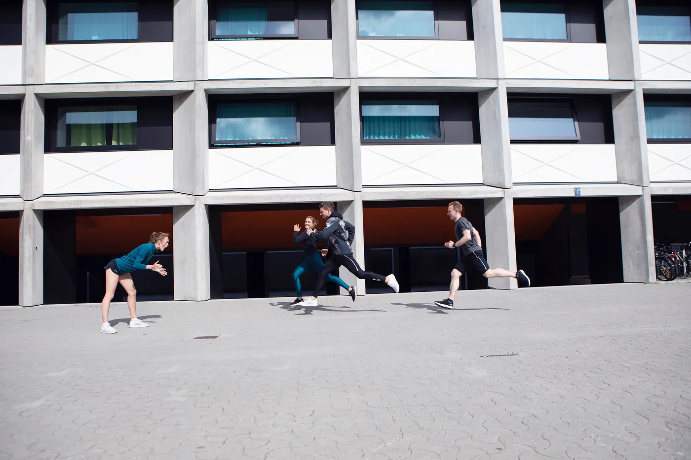runningsociety Crew beim Laufen — Gruppen-Run München