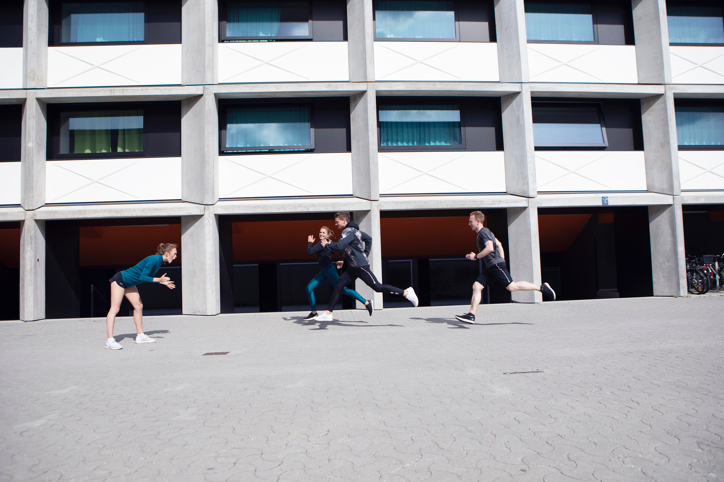 runningsociety Crew beim Laufen — Gruppen-Run München